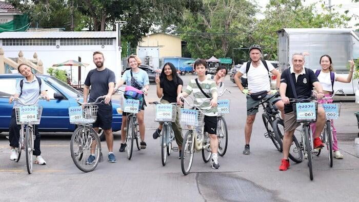 Atiom team embarked on a day-long gamified cycling trip to Bang Krachao.