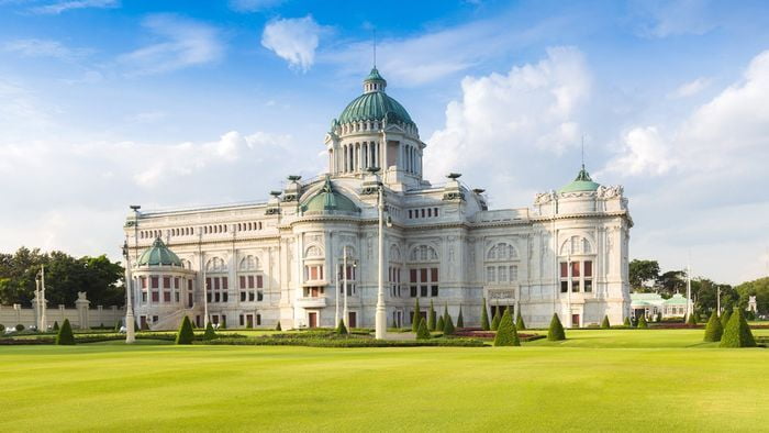 The Ananta Samakhom Throne Hall in Bangkok is a magnificent example of Renaissance architecture.