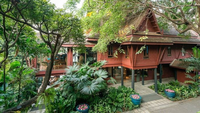 The Jim Thompson House Museum in Bangkok celebrates the legacy of Jim Thompson, an American businessman and architect who revitalized the Thai silk industry.